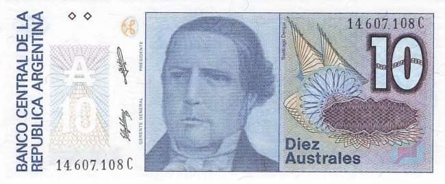 Argentinien p325b C 10 Australes 1985